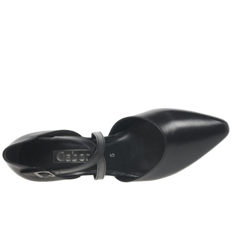 Callow Női Modern Cross Strap Bírósági Cipő Fekete Gabor