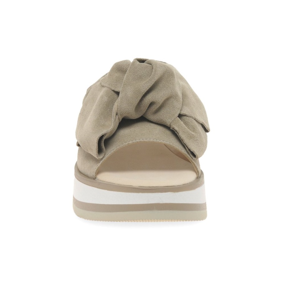 Clinton Hölgyek öszvér Szandál Selyem Velúr Gabor