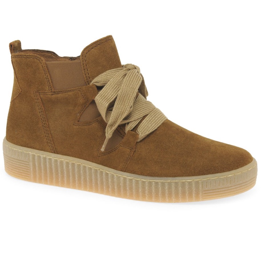 Konyakos Velúr Gabor Lance Női Bokacsizma