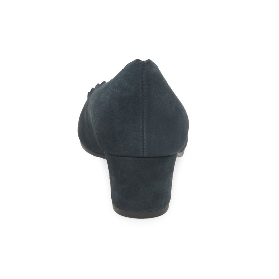 Sötétkék Velúr Gigi Női Udvari Cipő Gabor