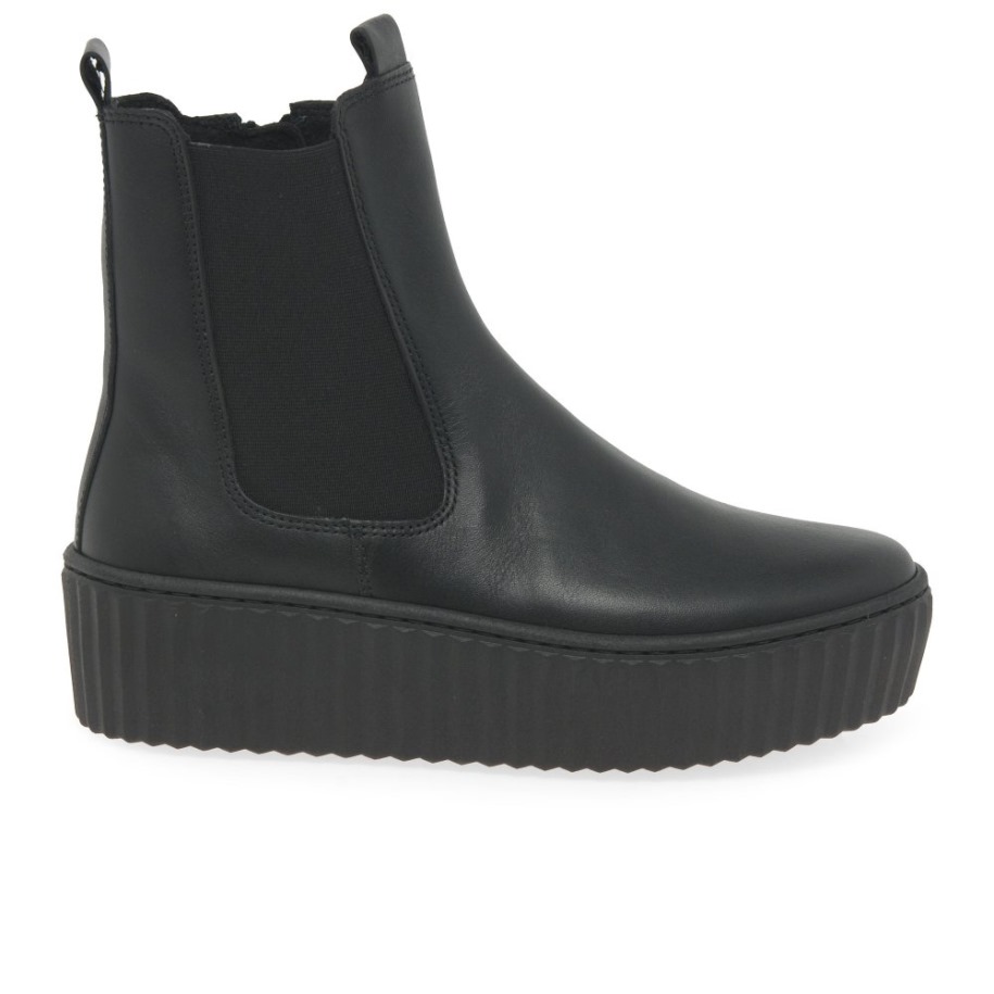 December Hölgyek Chelsea Csizma Gabor Fekete