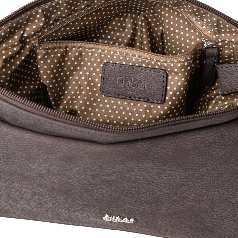 Dina Női Messenger Kézitáska Gabor Hu Sötétbarna