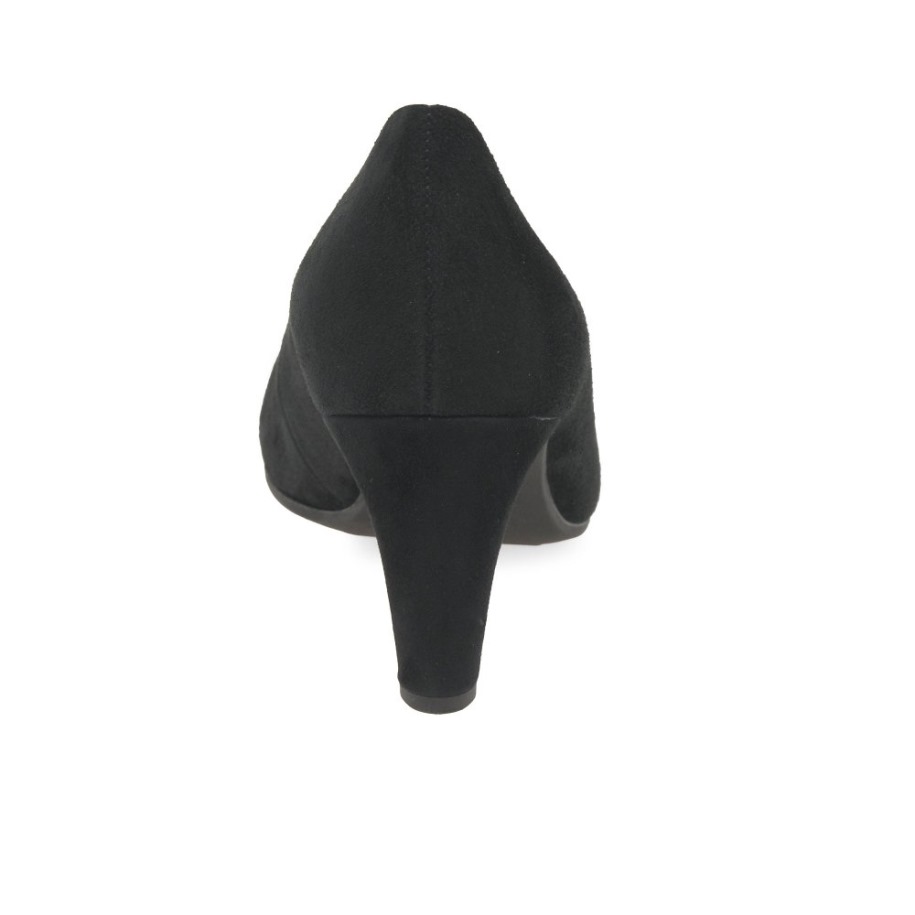 Edina Női Udvari Cipő Gabor Fekete Velúr