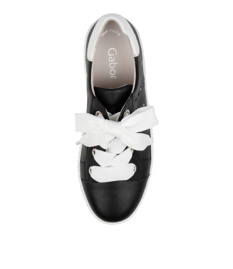 Gabor Ava Schwarz-weiss Bőr