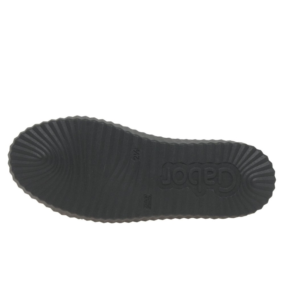 Gábor Black Patent Dolly Női Edzőcipő