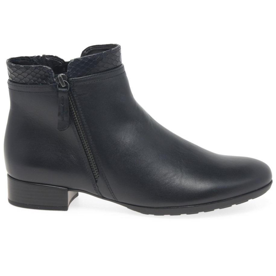 Gabor Briano Női Bokacsizma Midnight/snake