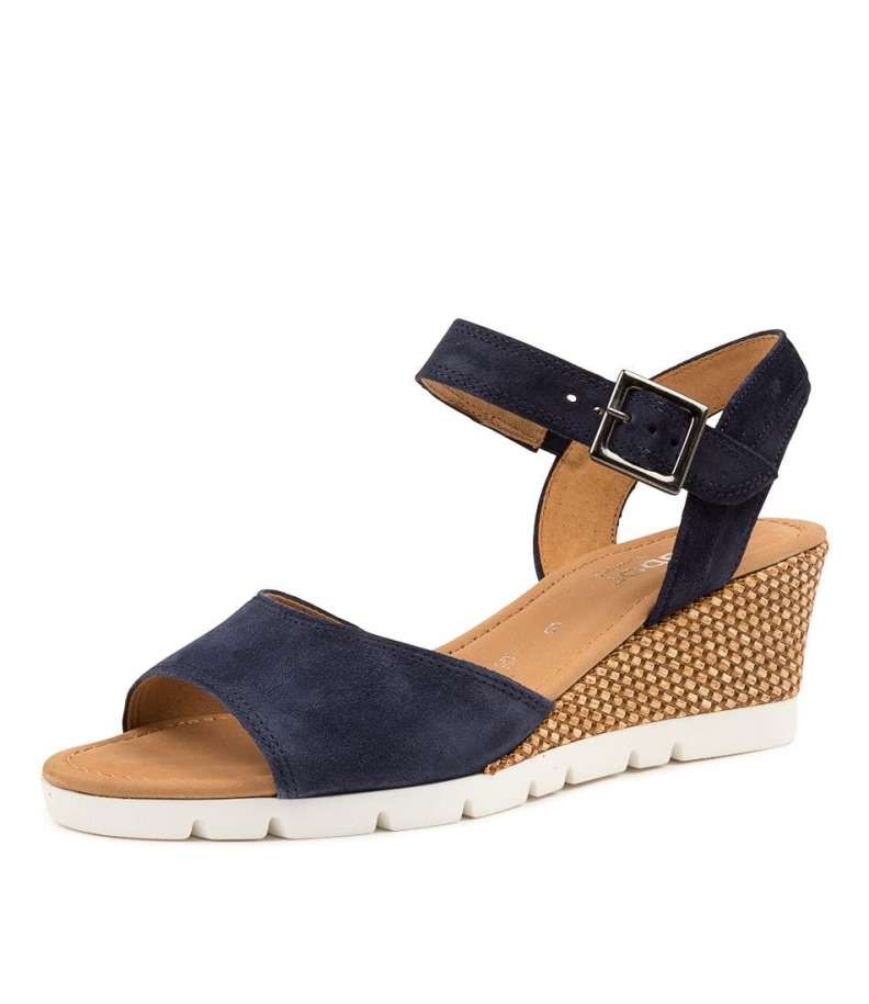 Gabor Fara Navy Velúr