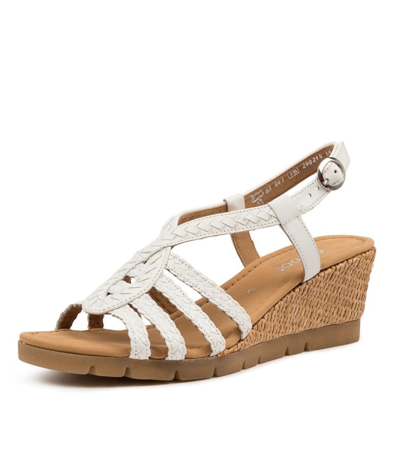 Gabor Farrow Weiss Bőr