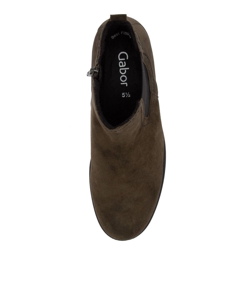 Gabor Gluck Flakon Velúr Bokacsizma