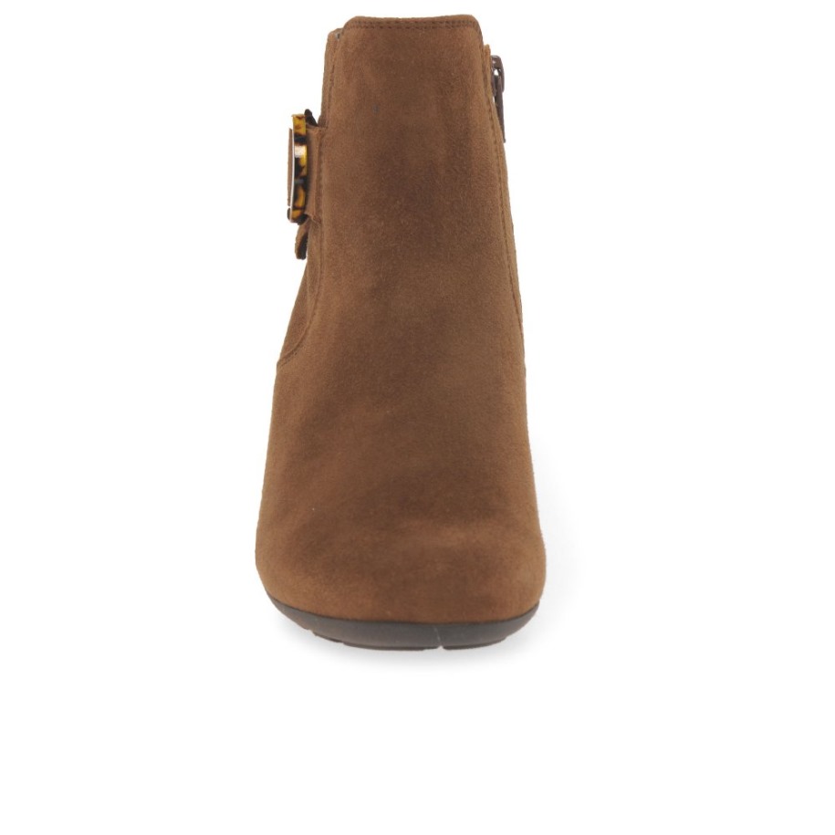 Gabor Kender Női Bokacsizma új Whisky Velúr