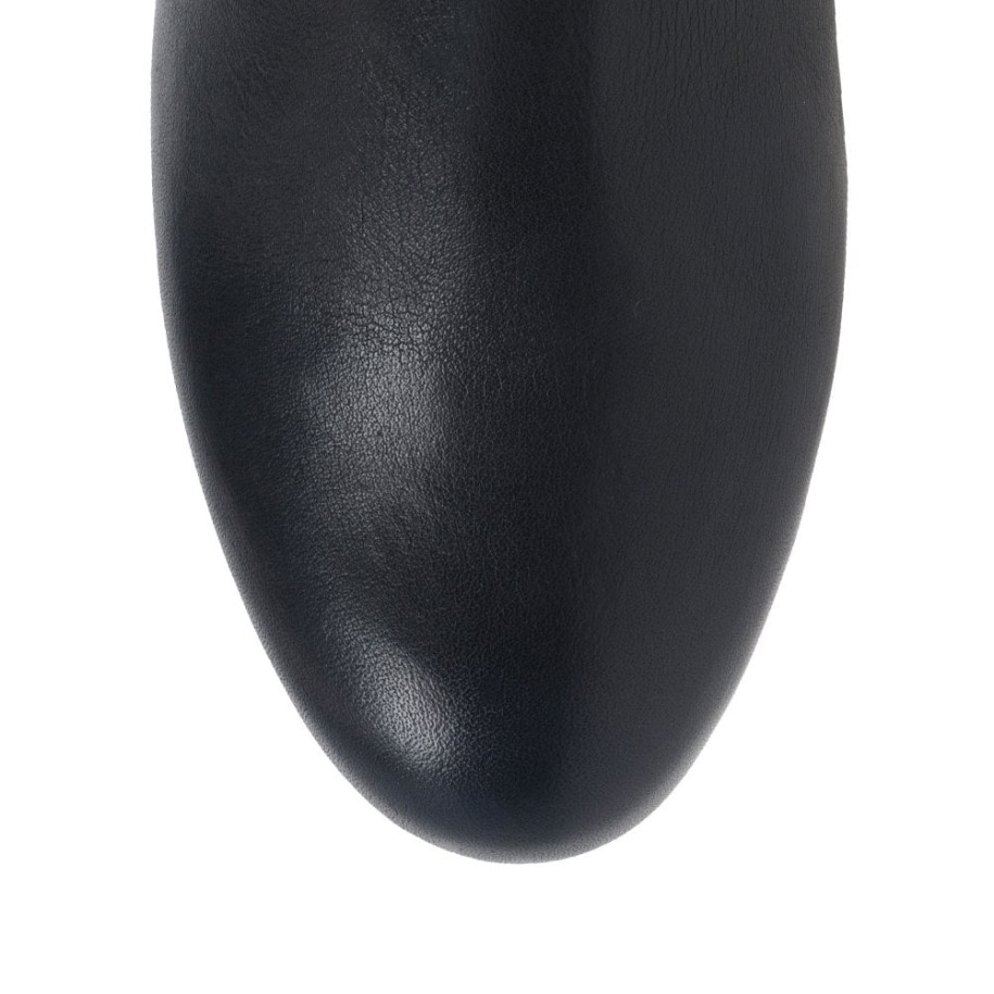 Gabor Rachel Bőr Széles Szabású Csizma Midnight