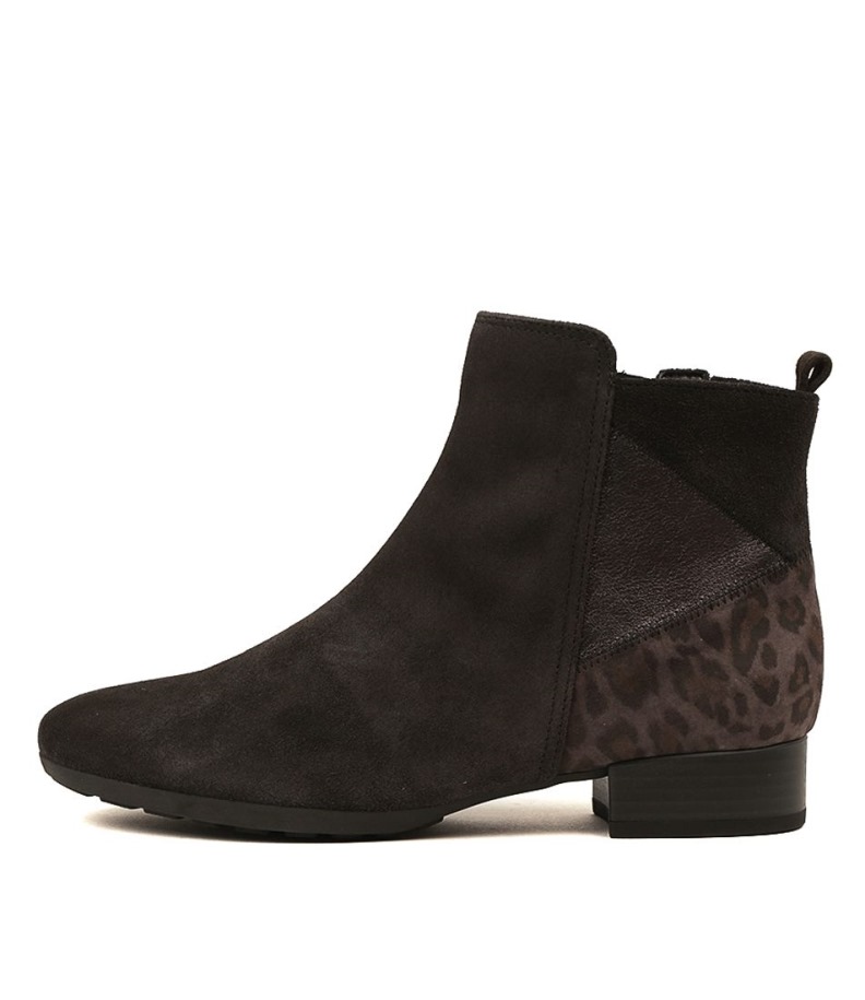 Gabor Reggae Sötétszürke Bőr Multi