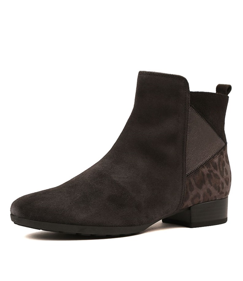 Gabor Reggae Sötétszürke Bőr Multi