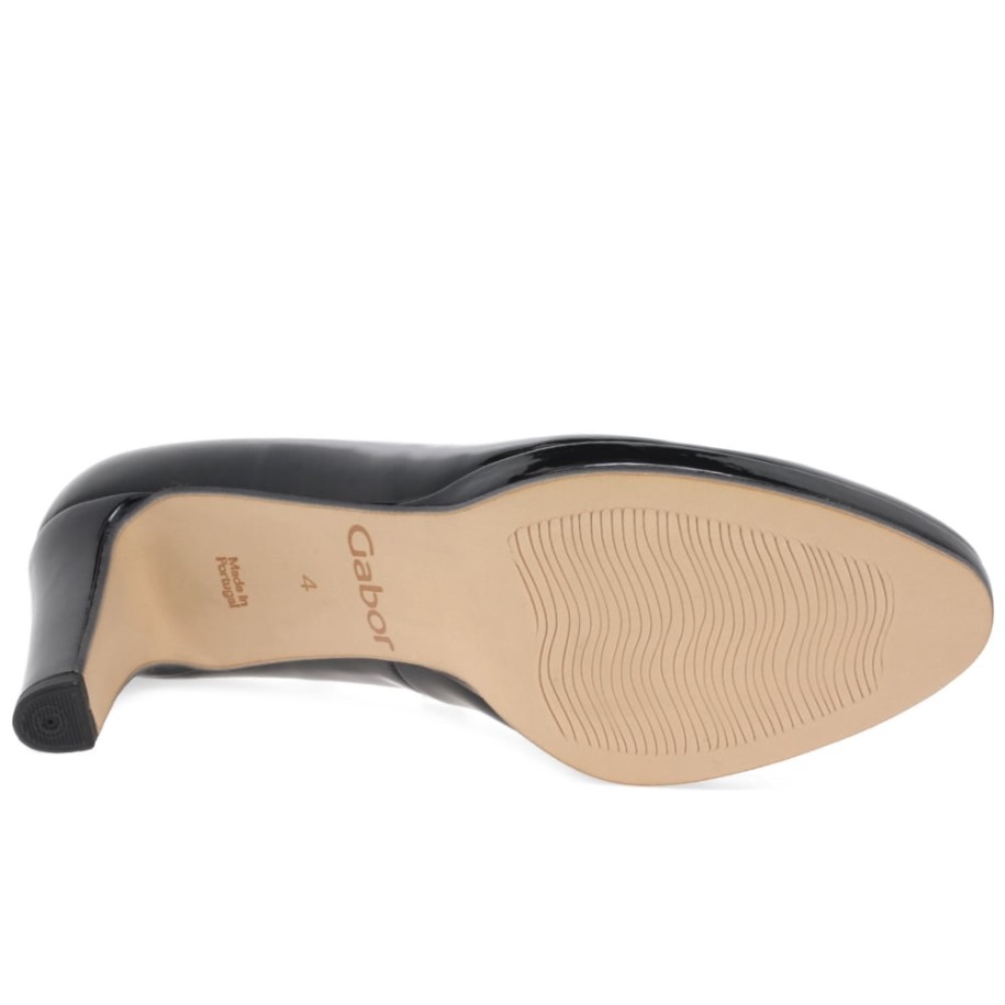 Gabor Splendid Női Magassarkú Udvari Cipő Fekete