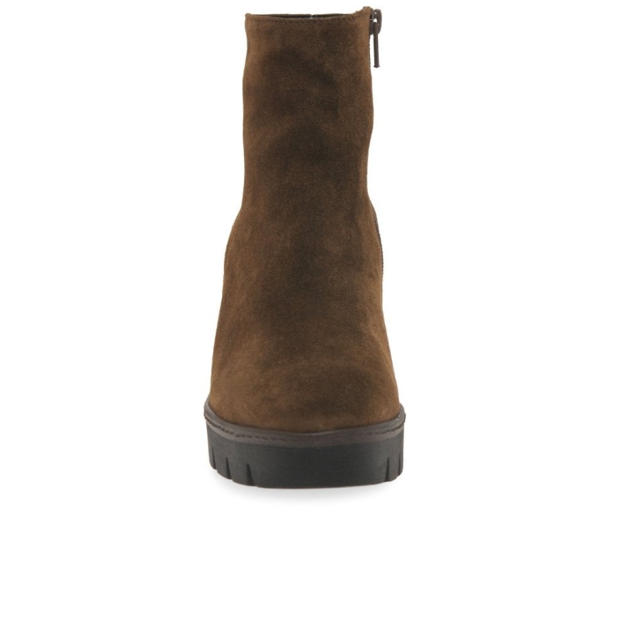 Gabor Whisky Velúr Utópia Női Vaskos éksarkú Bokacsizma