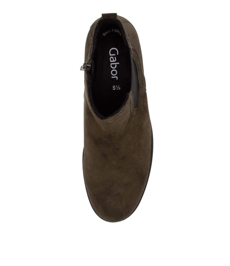 Gluck Flakon Velúr Bokacsizma Gabor