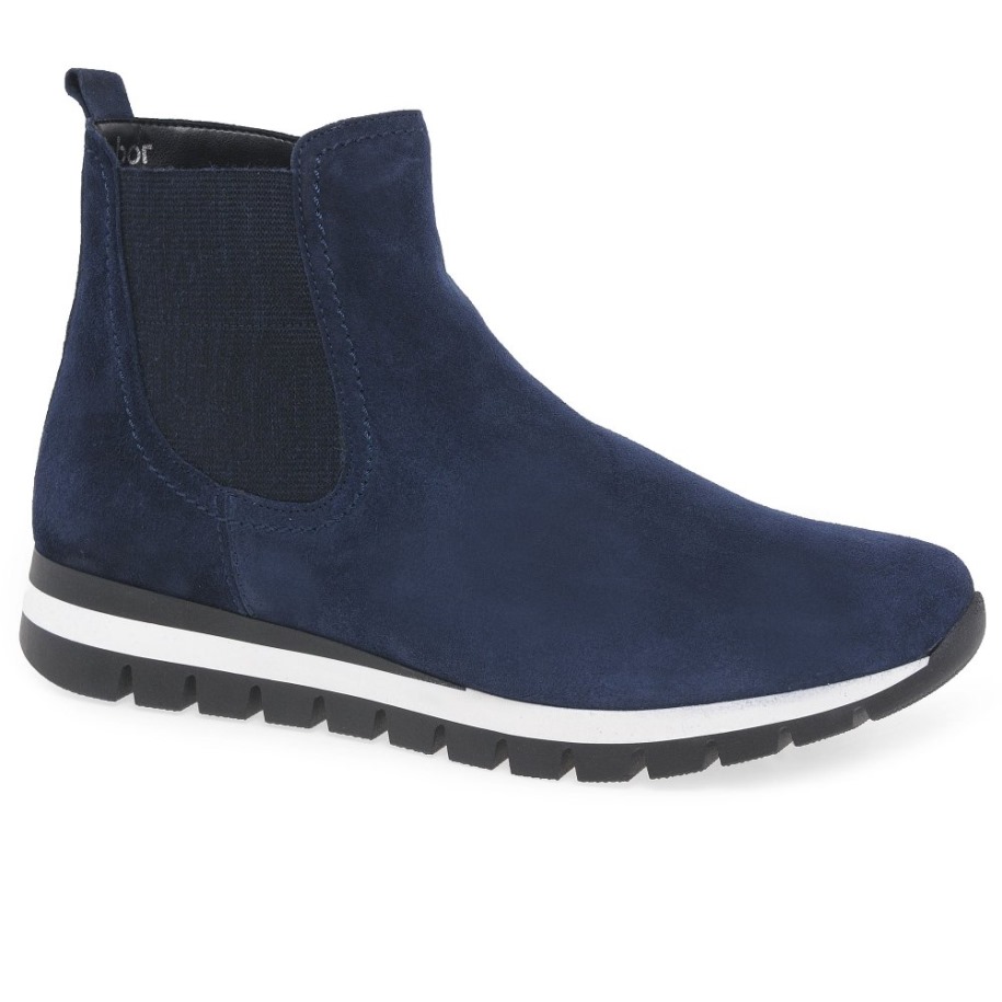 Tengeri Velúr Teller Női Bokacsizma Gabor