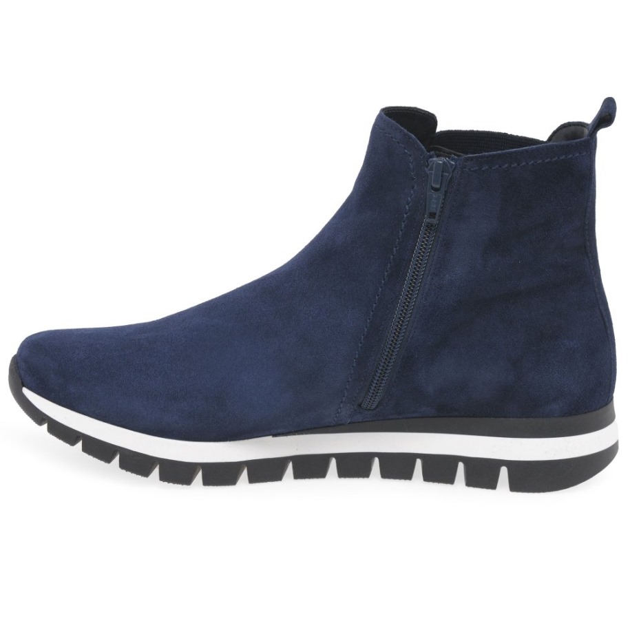 Tengeri Velúr Teller Női Bokacsizma Gabor