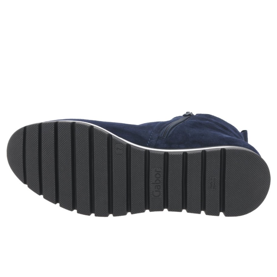 Tengeri Velúr Teller Női Bokacsizma Gabor