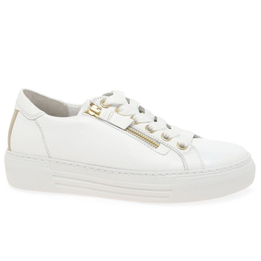Fehér/platino Gabor Campus Női Edzőcipő