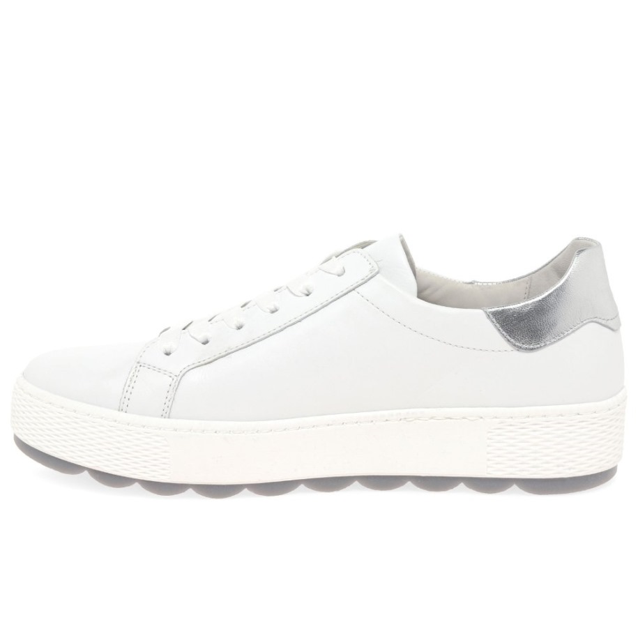 Fehér/ezüst Gabor Quench Női Alkalmi Edzőcipő