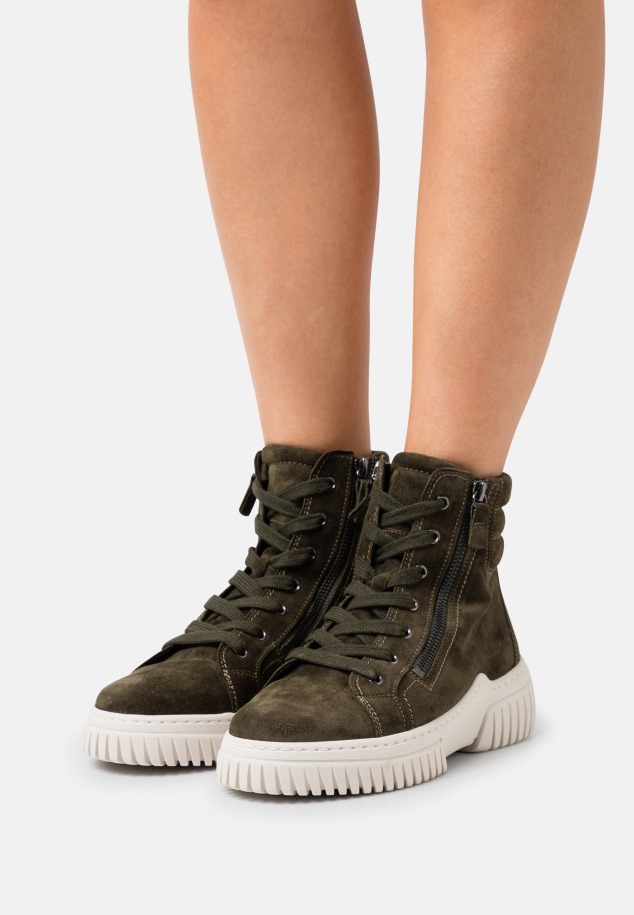 Gabor Platform Bokacsizma Pepper/creme