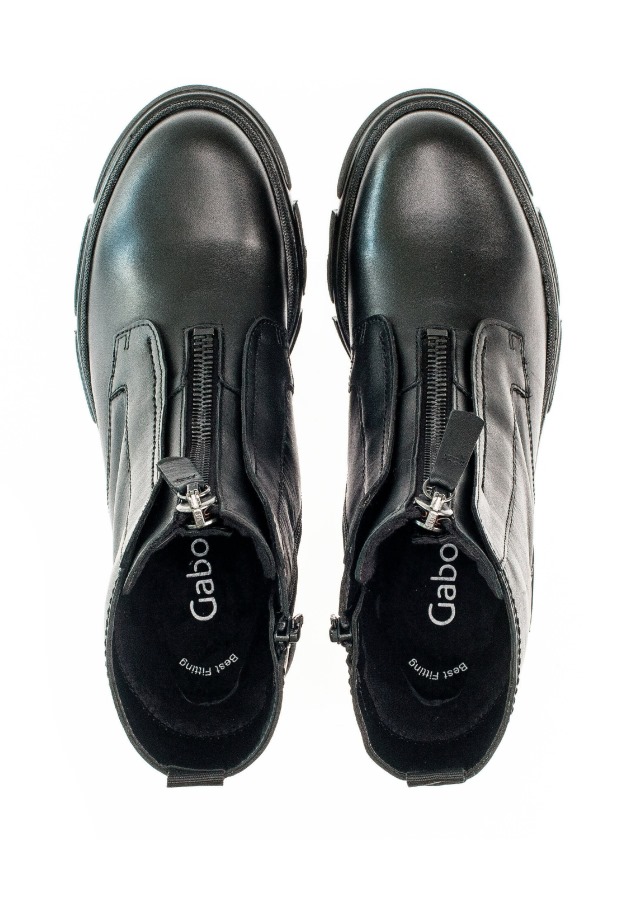 Női Gabor Fekete Klasszikus Bokacsizma