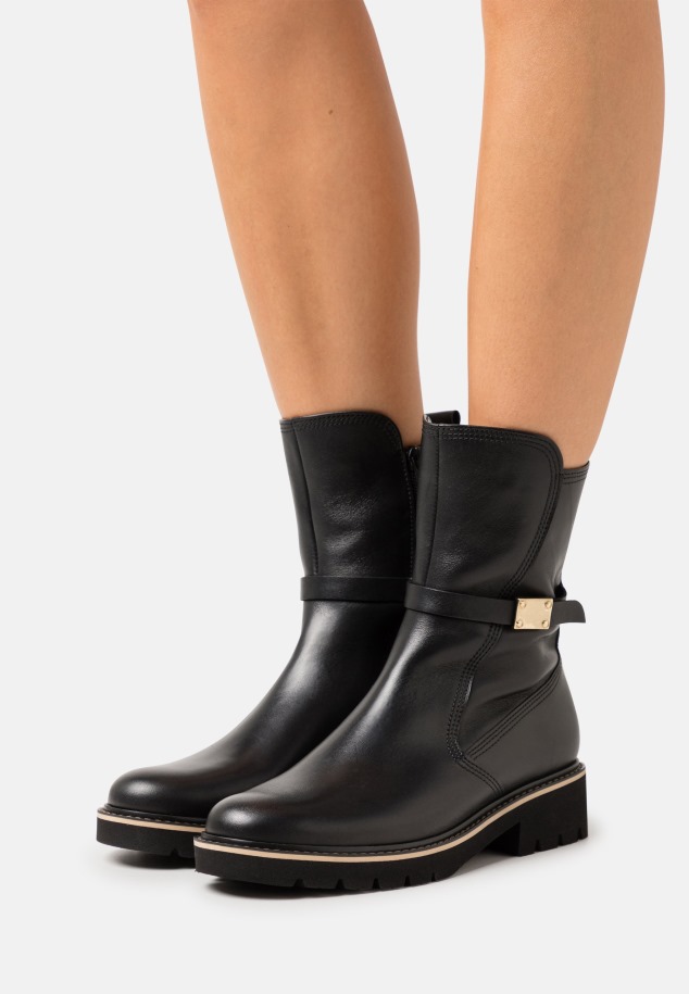 Platform Csizma Gabor Fehér/fekete