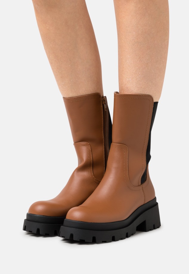 Platform Csizma Gabor Fehér/fekete