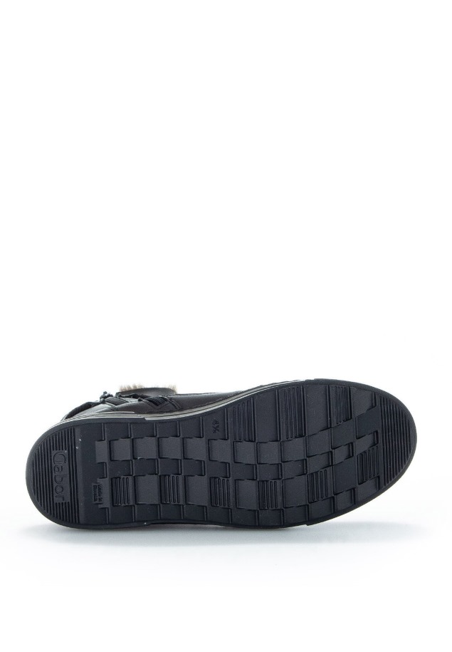 Fekete Gabor Fűzős Bokacsizma