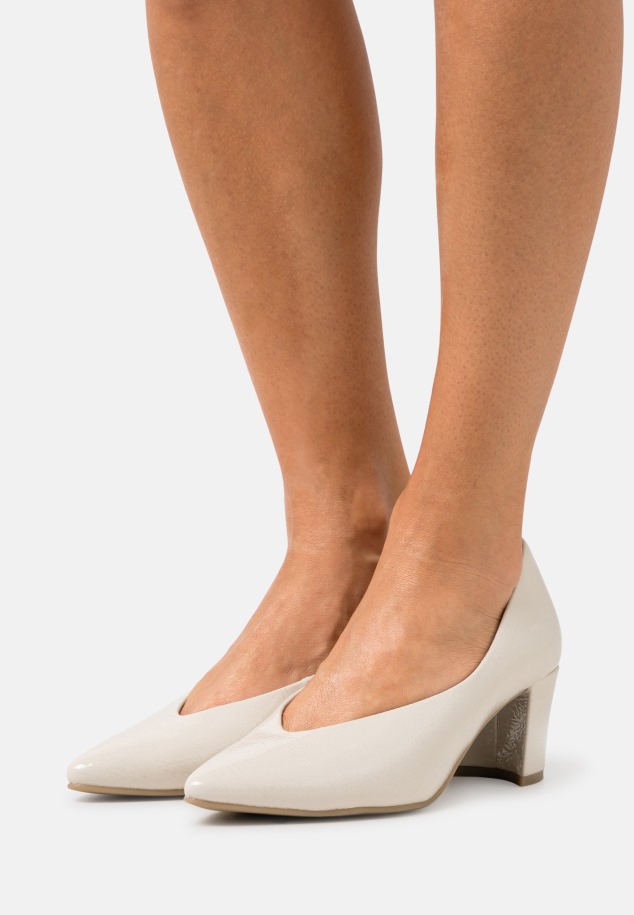 Klasszikus Női Sarkú Fehér Gabor