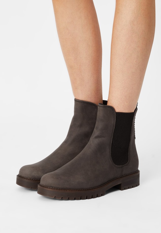 Női Gabor Világosbarna Klasszikus Bokacsizma