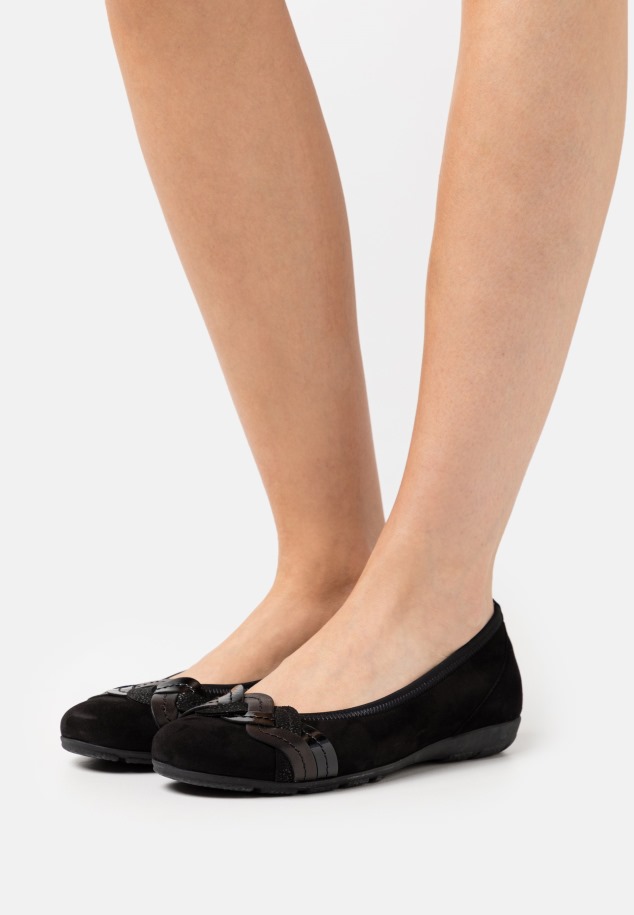 Sötétkék Balettpumpák Gabor