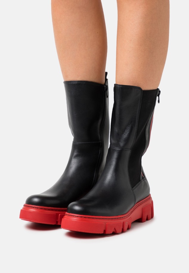 Gabor Platform Csizma Rosso