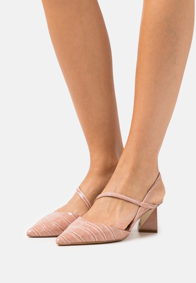 Világos Rózsaszín Bőr - Klasszikus Sarkú Gabor